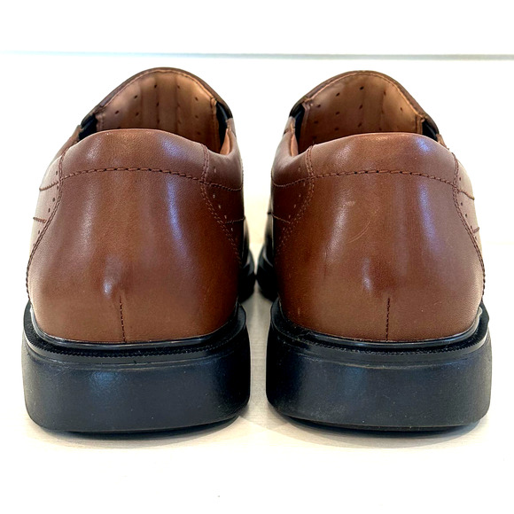 Unstructured by Clarks UN. Sheridan Marron Men’s Brown Shoes Loafers Size 12 M - Picture 4 of 12